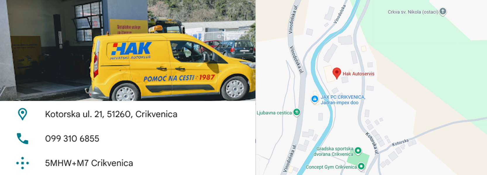 kontakt autoklub crikvenica